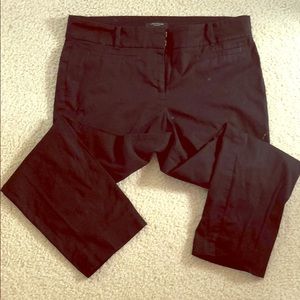 Ann Taylor Devin Fit Black ankle pants